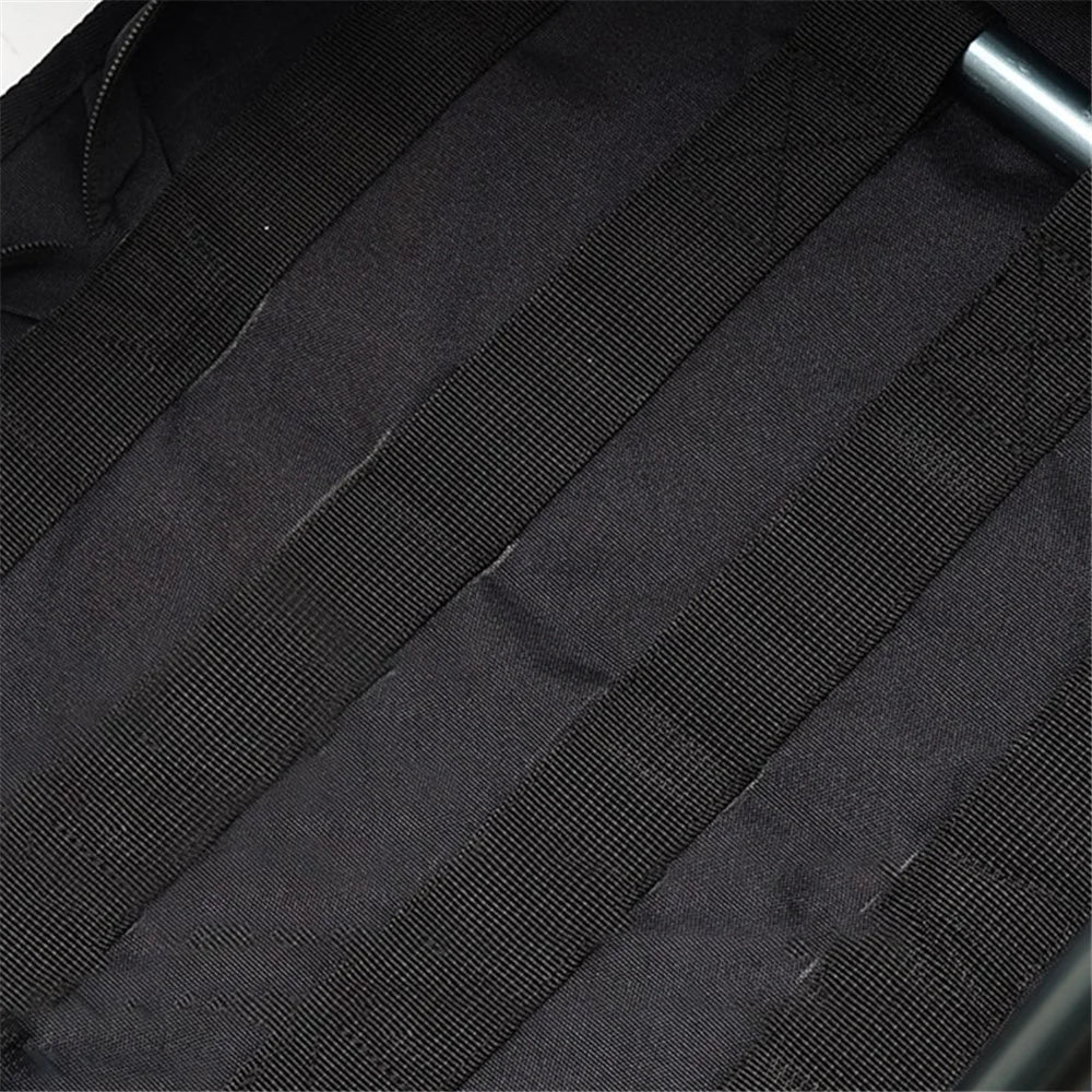 CLS Oxford Cloth+Aluminum Alloy Folding Camping Chair with Storage Bag, Size: L - Black - 4