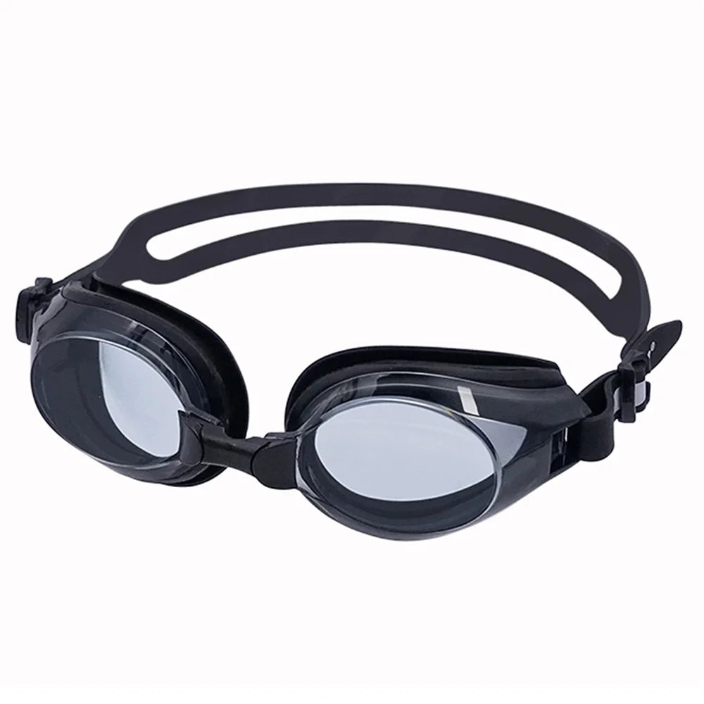 JIEJIA AM100 Adult Swimming Goggles HD Waterproof Glasses Anti-Fog Anti-UV Eyeglasses - Black - 2