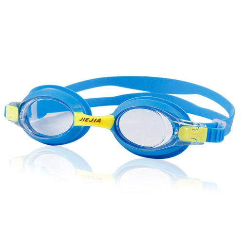JIEJIA J2670 Kids HD Swimming Goggles Waterproof Glasses Children Anti-Fog Anti-UV Eyeglasses - Blue - 1