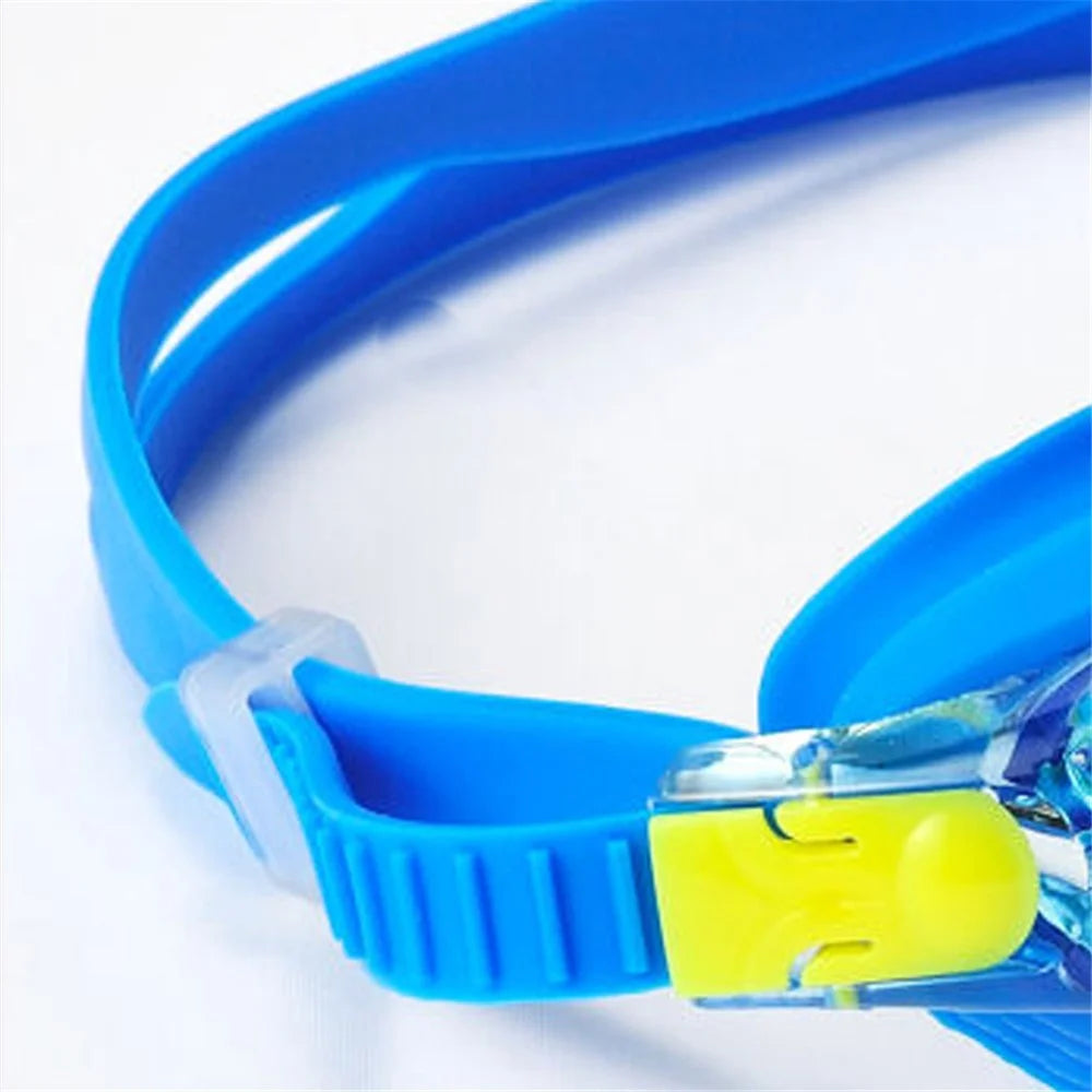JIEJIA J2670 Kids HD Swimming Goggles Waterproof Glasses Children Anti-Fog Anti-UV Eyeglasses - Blue - 5