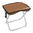 HALIN Camping Portable Folding Stools Ultralight Oxford Cloth + Aluminium Alloy Fishing Chair - Brown - 1