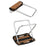 HALIN Camping Portable Folding Stools Ultralight Oxford Cloth + Aluminium Alloy Fishing Chair - Brown - 4
