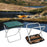 HALIN Camping Portable Folding Stools Ultralight Oxford Cloth + Aluminium Alloy Fishing Chair - Brown - 6