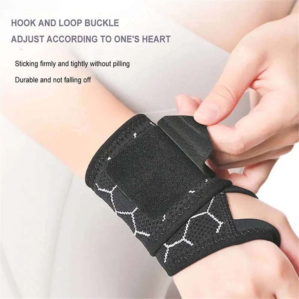 AOLIKES 8001 1Pc Sports Compression Wristband Knitted Bandage Fitness Wrap Wrist Strap - Grey - 4