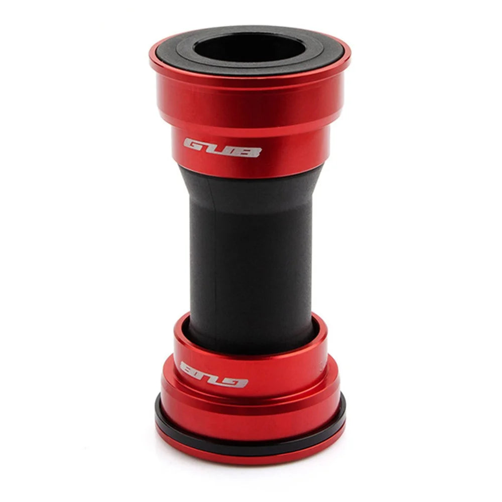 GUB BB86/92 MTB Road Bike Bottom Bracket Ceramic Bearing Press Fit for 22mm-24mm Crankset - Red - 3