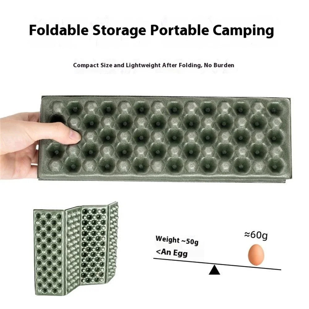 QUNATURE 600080 Outdoor Camping Foldable Moisture-Proof IXPE Pad Portable Picnic Seat Mat with Storage Bag - Army Green - 3