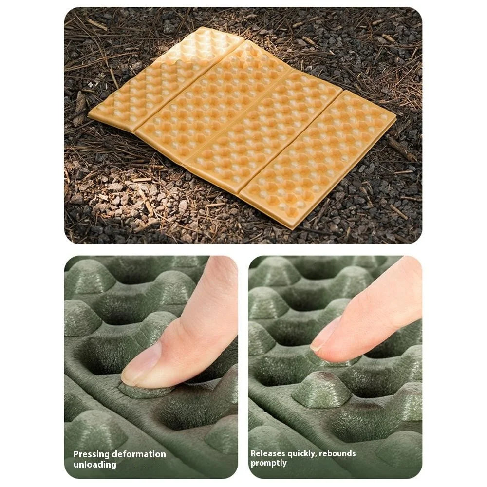 QUNATURE 600080 Outdoor Camping Foldable Moisture-Proof IXPE Pad Portable Picnic Seat Mat with Storage Bag - Army Green - 6