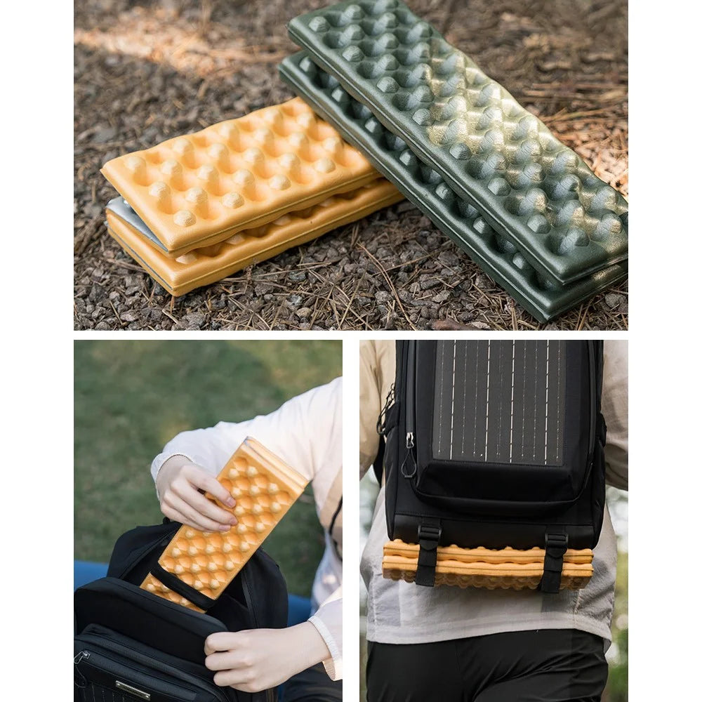 QUNATURE 600080 Outdoor Camping Foldable Moisture-Proof IXPE Pad Portable Picnic Seat Mat with Storage Bag - Army Green - 7