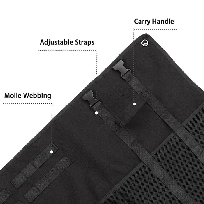 Portable Tactical Shooting Mat Oxford Fabric Outdoor Training Camping Picnic Moisture-Proof Nap Pad - Black - 2