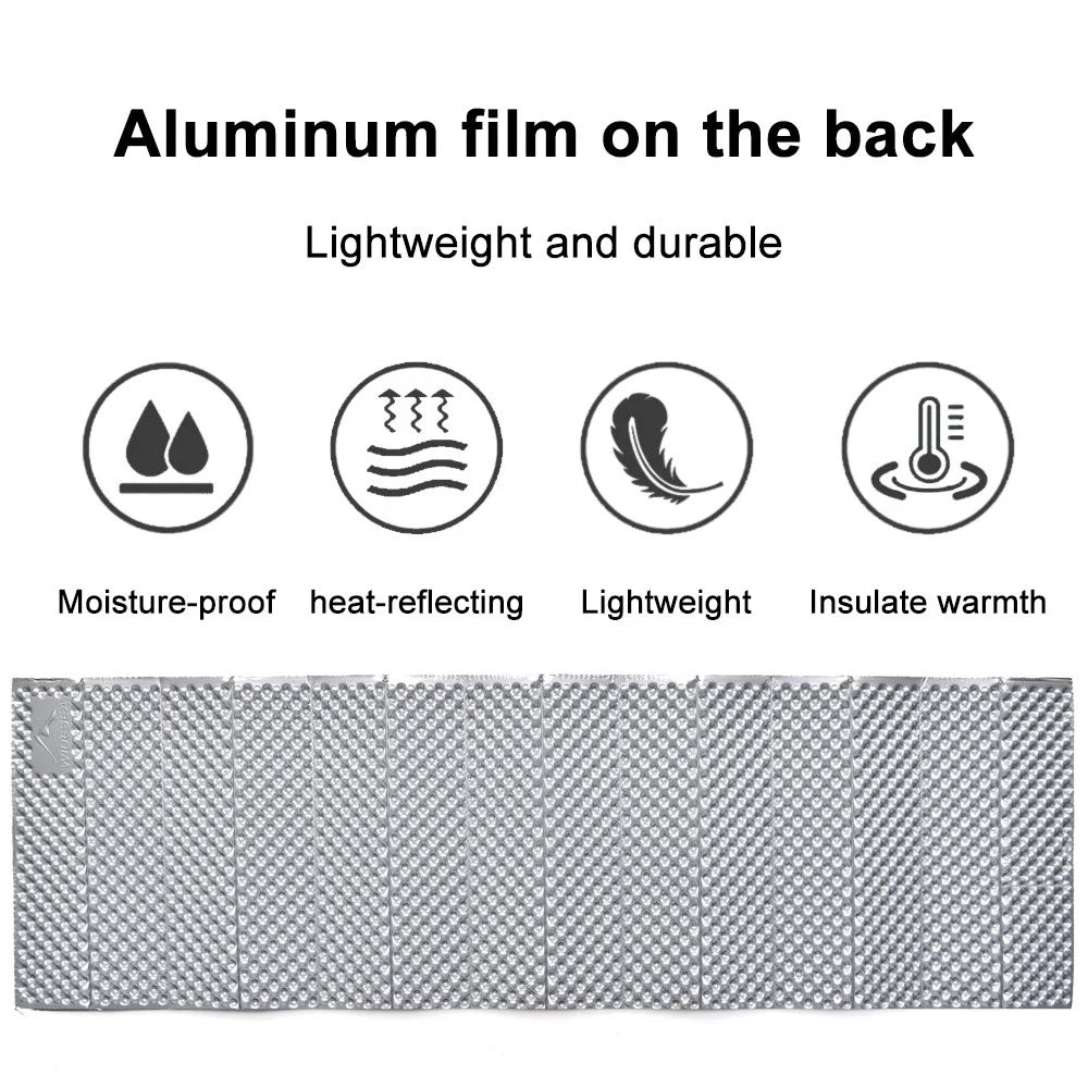 WIDESEA WSCM-003 Moisture Proof Foldable Closed Cell Foam Sleeping Pad Sleeping Mat for Camping Hiking Backpacking Cushion - Brown - 3