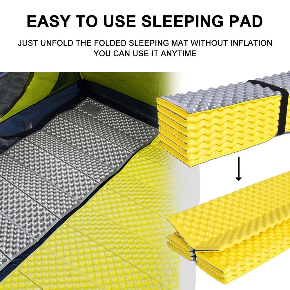WIDESEA WSCM-003 Moisture Proof Foldable Closed Cell Foam Sleeping Pad Sleeping Mat for Camping Hiking Backpacking Cushion - Brown - 4