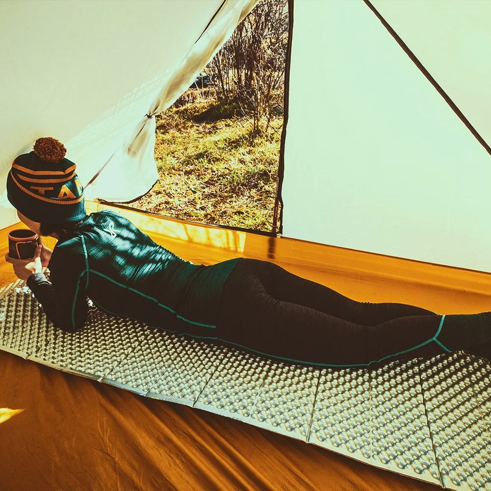 WIDESEA WSCM-003 Moisture Proof Foldable Closed Cell Foam Sleeping Pad Sleeping Mat for Camping Hiking Backpacking Cushion - Brown - 5
