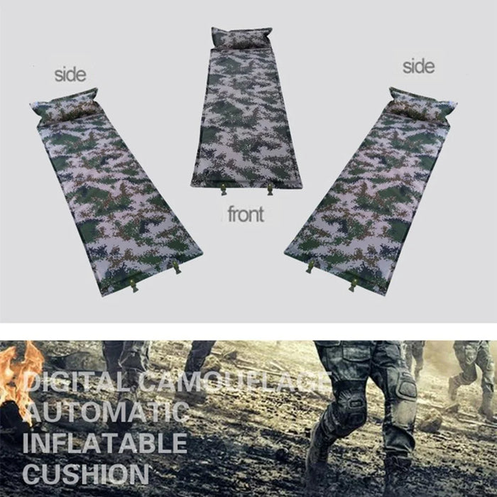 cqd1001 190x70x4cm Camping Sleeping Pad Extra Thick Pillow Ultralight Waterproof Sleeping Mat with Carrying Bag - 2