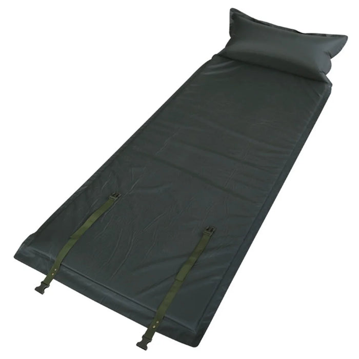 cqdjl001 Camping Sleeping Pad Auto Inflatable Sleeping Mat with Pillow Built-in Pump for Backpacking, Hiking, Tent, Traveling - 1