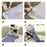 LEVORYEOU QD-8718 Double Person Sleeping Bed 5cm Thicken Automatic Inflatable Cushion Outdoor Camping Splicing Air Mattress with Integrated Pillow, 192*132*5cm - Gold - 7