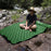 GM-DAM01 Double Person Rhombus Air Mat Outdoor Camping Sleeping Cushion Inflatable Mattress with Pillow - Green - 4