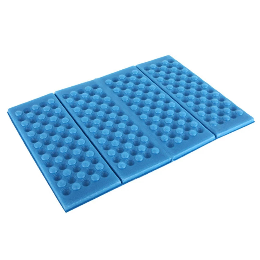 W-02 Portable Outdoor Camping Hiking Seat Mat Foldable XPE Waterproof Travel Picnic Seating Pad - Blue - 1