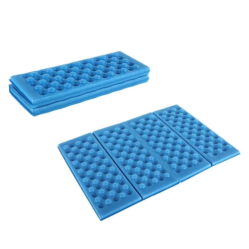 W-02 Portable Outdoor Camping Hiking Seat Mat Foldable XPE Waterproof Travel Picnic Seating Pad - Blue - 2