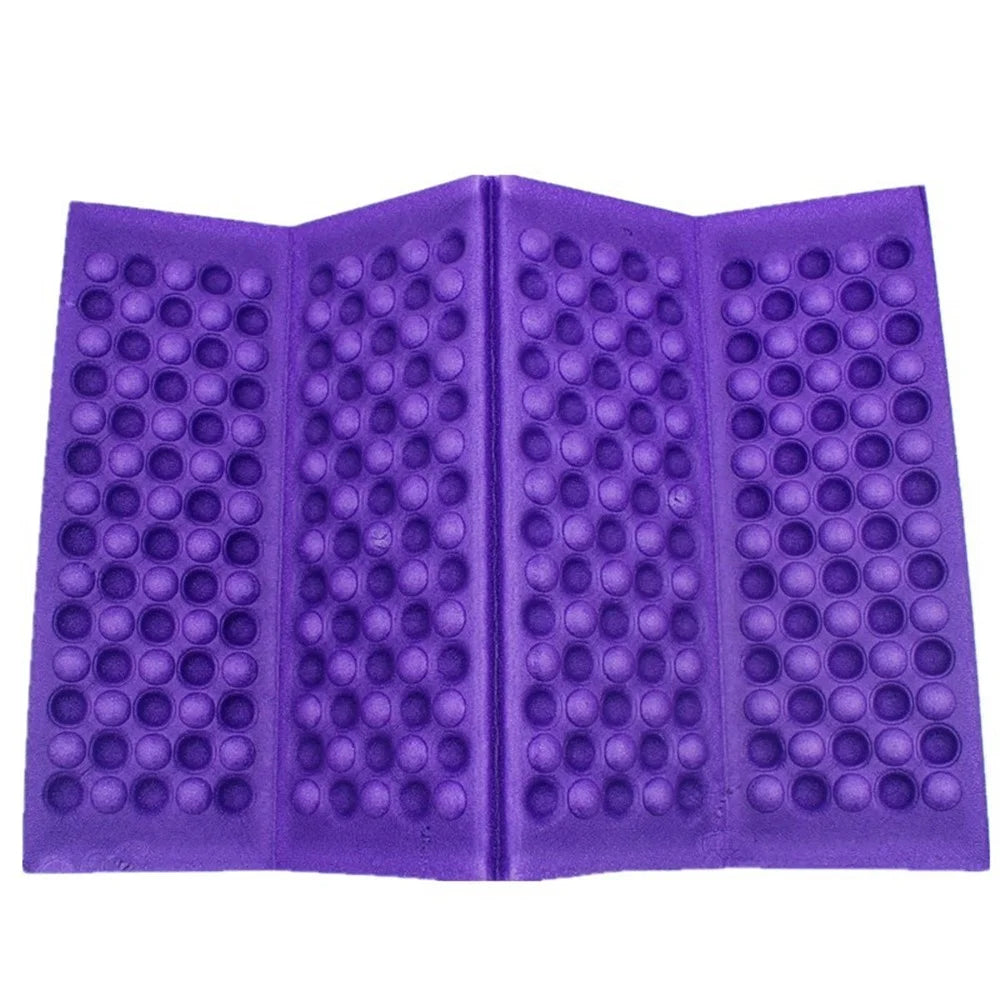 W-02 Portable Outdoor Camping Hiking Seat Mat Foldable XPE Waterproof Travel Picnic Seating Pad - Blue - 3