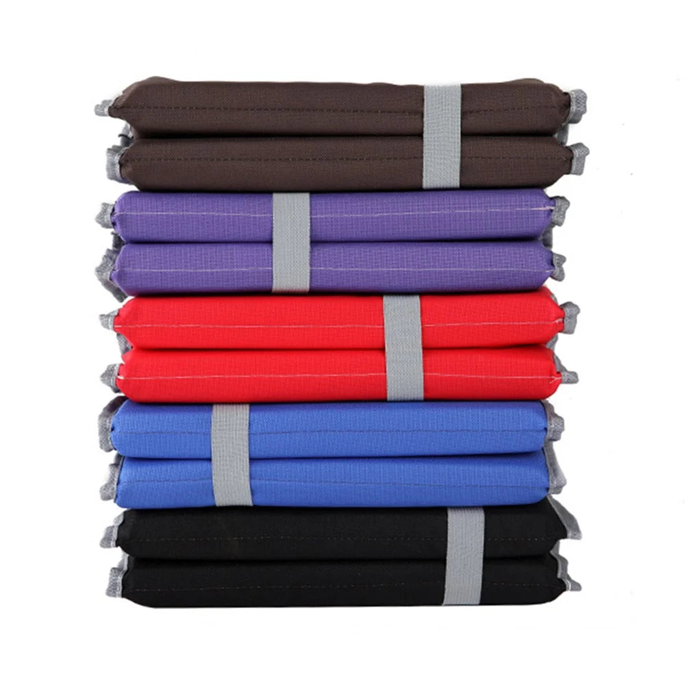 Four-fold Camping Sitting Pad EPE Foam Hiking Seat Pad Folding Silver Coated Seat Pad Outdoor Portable Foam Sitting Mat for Picnic, Backpacking - Blue - 5