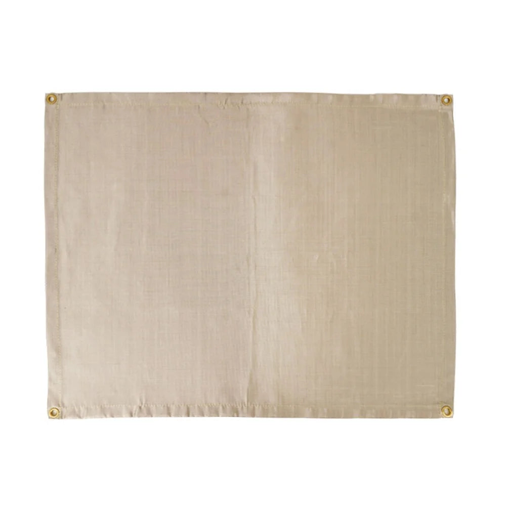 CLS Size L 100x80cm Outdoor Camping Picnic BBQ Flame Retardant Mat Barbecue Fiberglass Heat Insulation Pad - 1