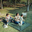 AOTU 240x220cm Portable 420D Oxford Cloth Moisture-proof Picnic Mat Outdoor Camping Carpet with Ground Nail - Army Green - 4