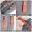 Portable Men Toiletry Wash Bag Cationic Fabric Dual Layer Travel Handbag Organizer - Grey - 4