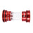 ZTTO BB209 Bike Press-In Bottom Bracket Acrylic+Aluminum Alloy Bearing Bottom Bracket Threaded BB - Red - 1
