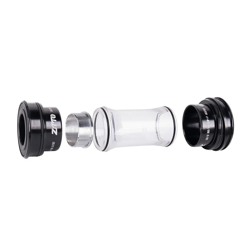 ZTTO BB209 Bike Press-In Bottom Bracket Acrylic+Aluminum Alloy Bearing Bottom Bracket Threaded BB - Red - 4