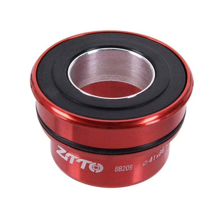 ZTTO BB209TC MTB Bike Ceramic Bearing Dub Bottom Bracket Press-In Threaded BB - Black - 4