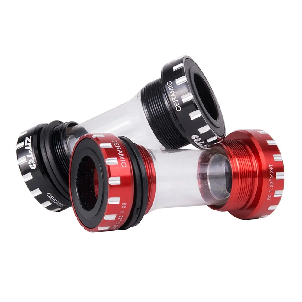 ZTTO  BB109TC Press-In Threaded BB MTB Bike Ceramic Bearing Dub Thread Bottom Bracket - Black - 3