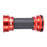 ZTTO BB92 Press-In Aluminum Alloy Bottom Bracket Bike Steel Bearing Hollow-Out Integrated BB for Cycling - Red - 1