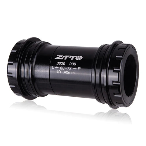 ZTTO BB30 68 / 73mm 42mm Frame Thread Lock Bicycle Bottom Bracket for SRAM / Truvativ DUB Crankset - DUB Black - 1