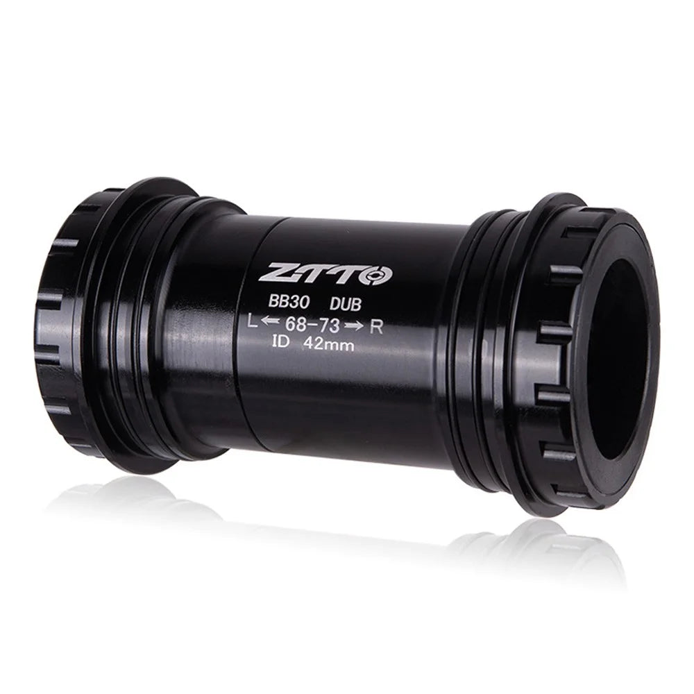 ZTTO BB30 68 / 73mm 42mm Frame Thread Lock Bicycle Bottom Bracket for SRAM / Truvativ DUB Crankset - DUB Black - 1