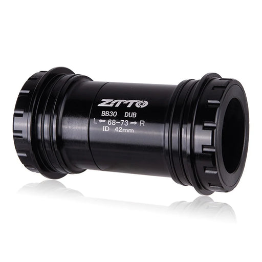 ZTTO BB30 68 / 73mm 42mm Frame Thread Lock Bicycle Bottom Bracket for SRAM / Truvativ DUB Crankset - DUB Black - 1