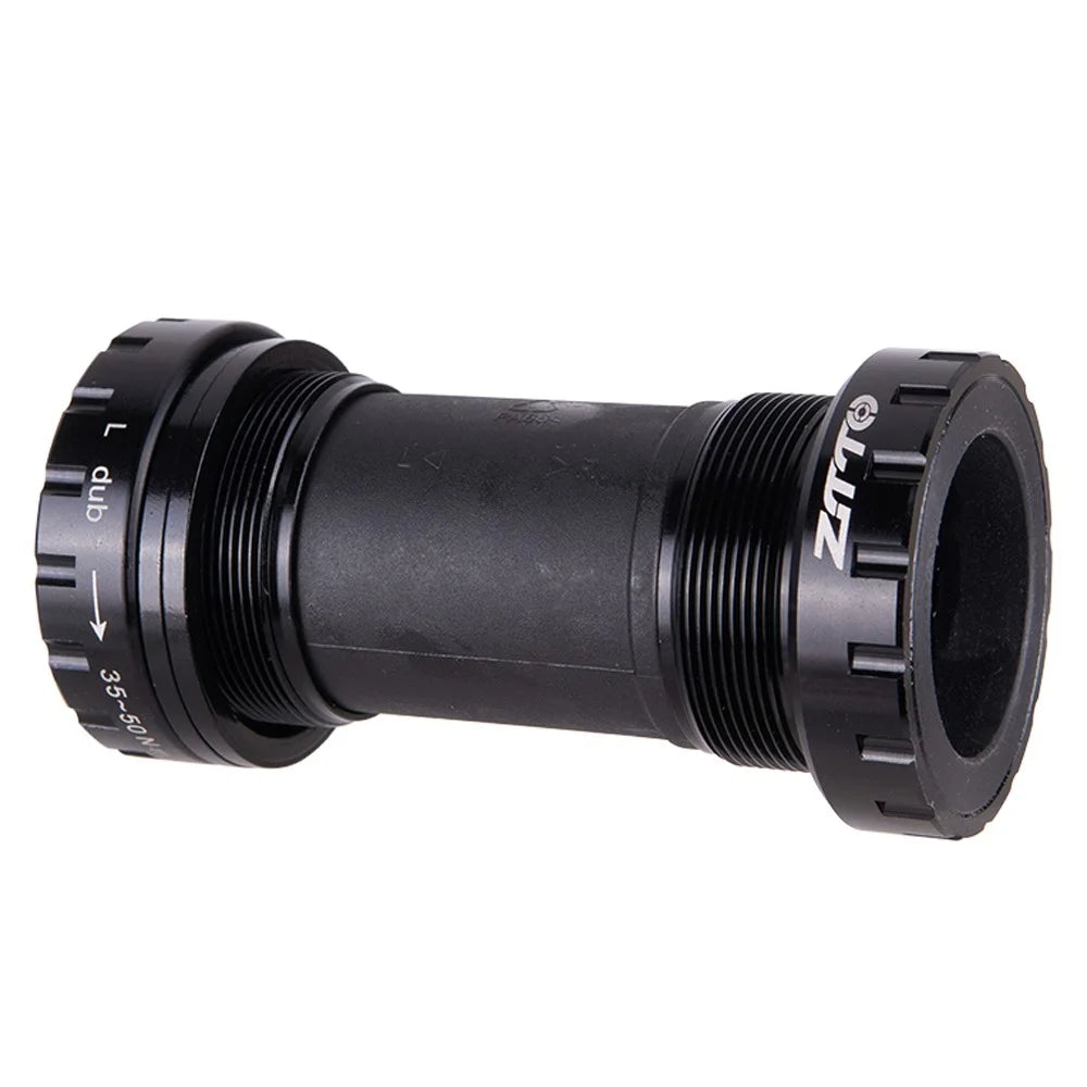 ZTTO BB91 Aluminum Alloy Thread Type Bicycle Bottom Bracket for Road Bike / Mountain Bike - Black - 1