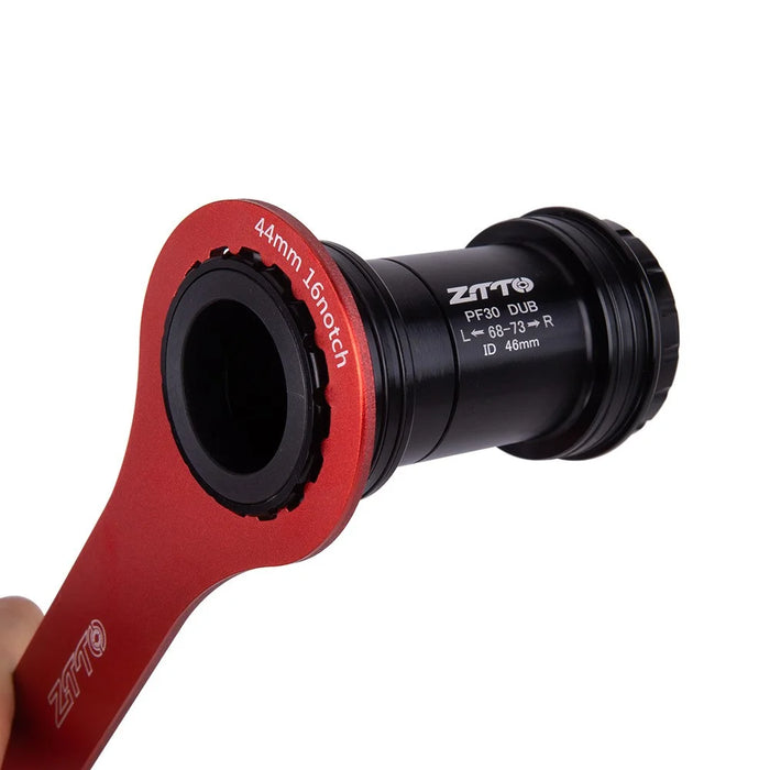 ZTTO PF30 DUB Bottom Bracket Road Bike Adapter Thread Central Axle for 28.99mm DUB Crankset - Black - 3