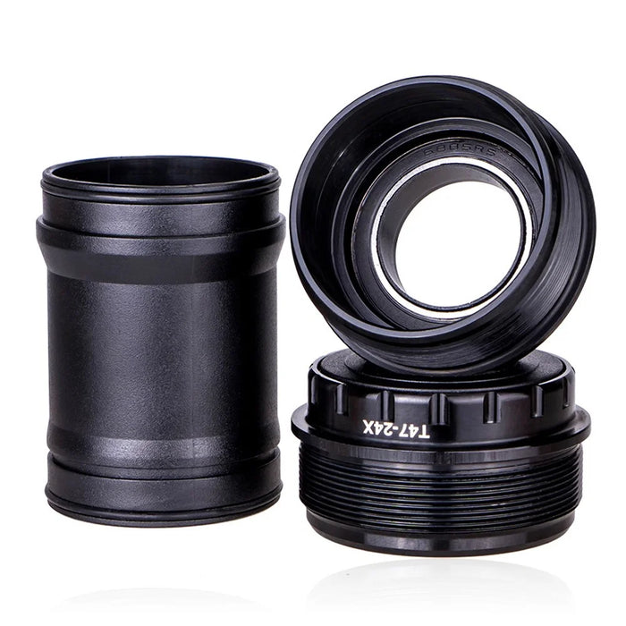 ZTTO T47 24mm Inner Diameter Aluminum Alloy Threaded Bearing Bike Bottom Bracket - T47-24X External - 3
