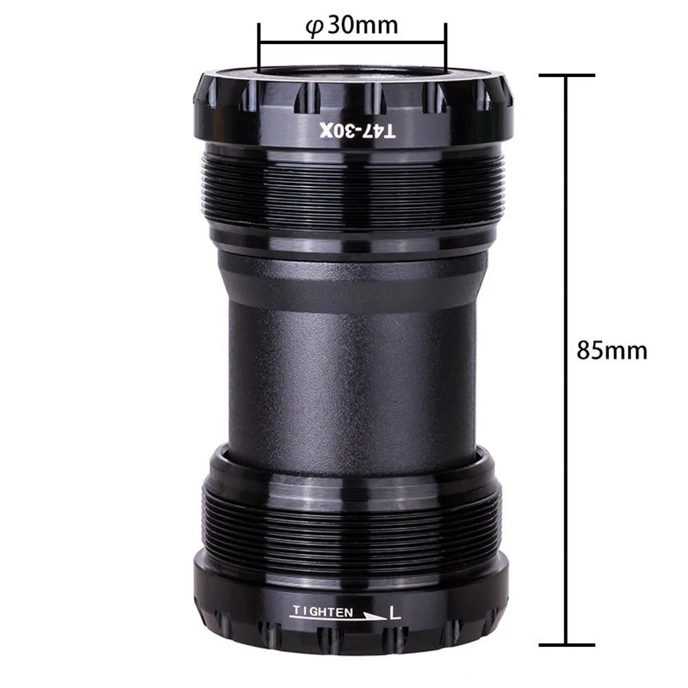 ZTTO T47-30 Aluminum Alloy Road Bike 30mm Inner Diameter Threaded Bearing Bottom Bracket - T47-30X External - 5