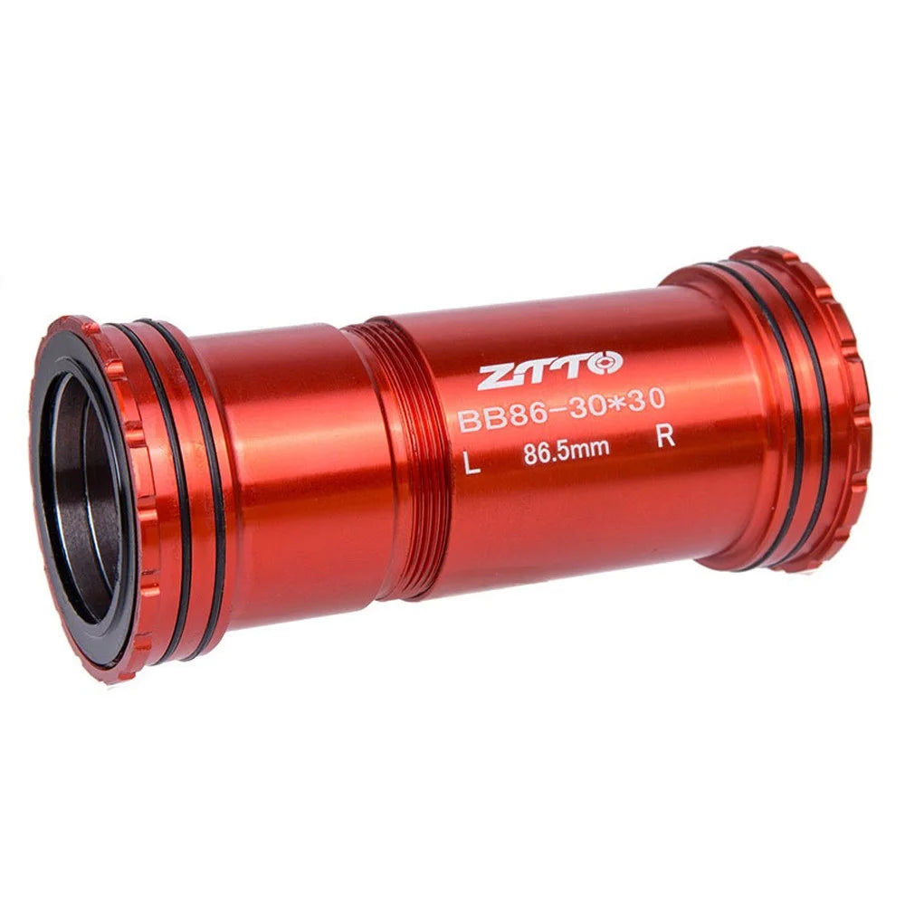 ZTTO BB86 30x30 4 Bearing Central Axis Aluminum Alloy Thread Lock Bike Bottom Bracket - 1