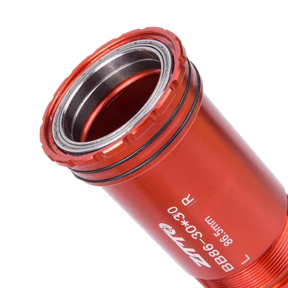 ZTTO BB86 30x30 4 Bearing Central Axis Aluminum Alloy Thread Lock Bike Bottom Bracket - 2