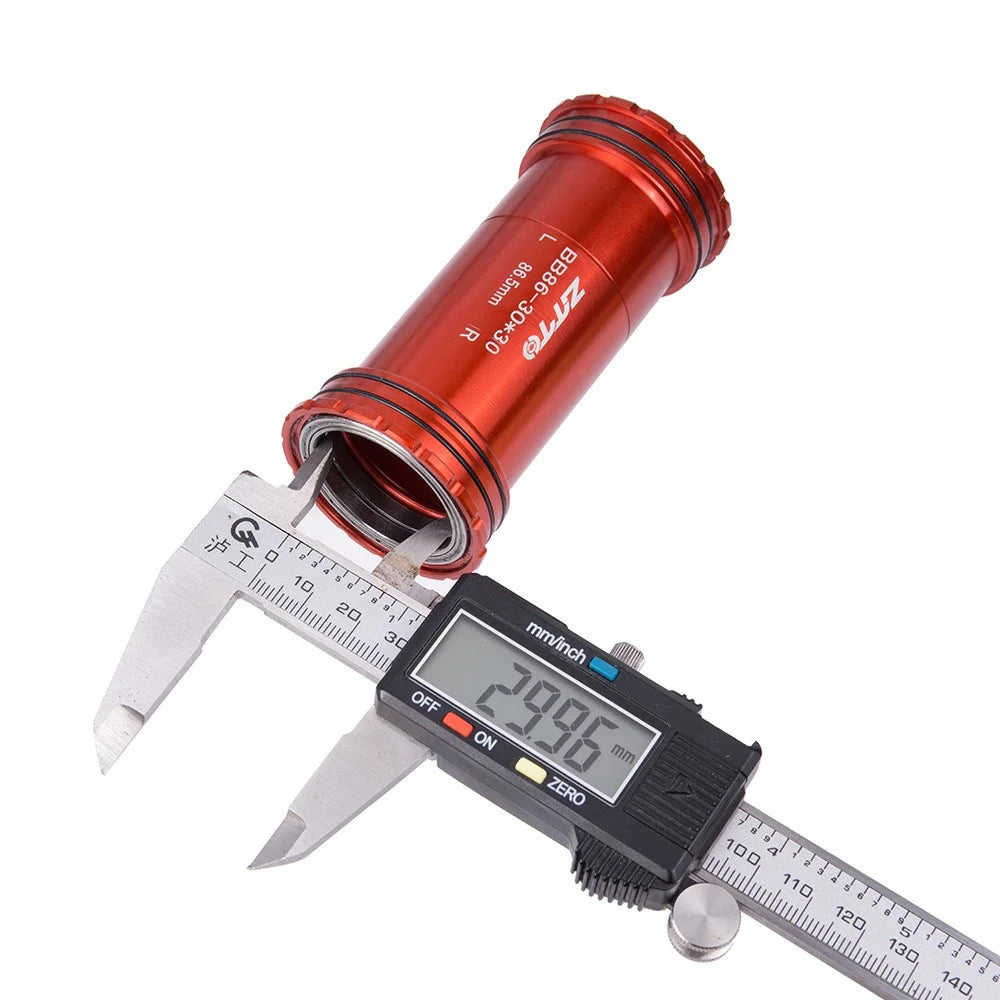 ZTTO BB86 30x30 4 Bearing Central Axis Aluminum Alloy Thread Lock Bike Bottom Bracket - 4