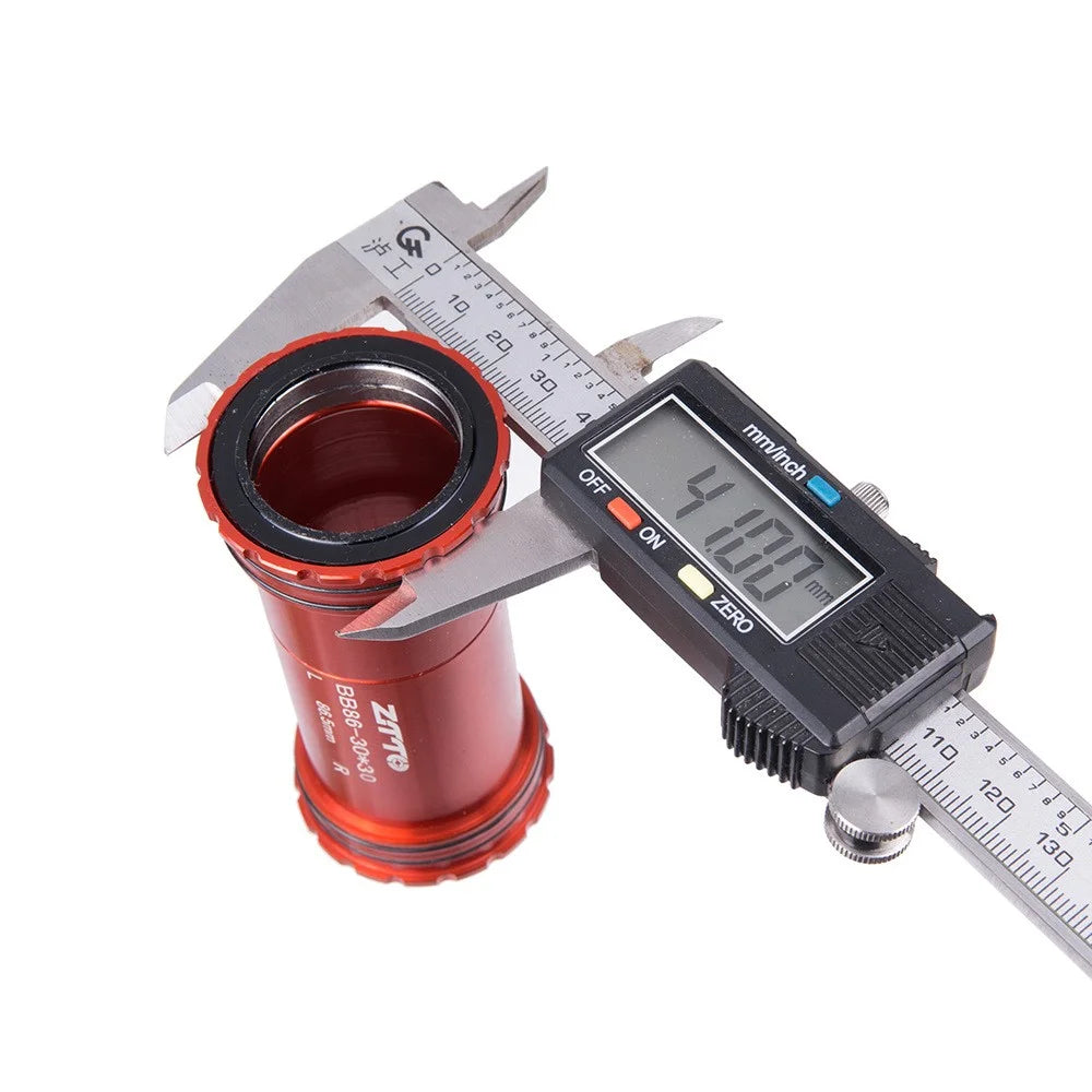 ZTTO BB86 30x30 4 Bearing Central Axis Aluminum Alloy Thread Lock Bike Bottom Bracket - 5