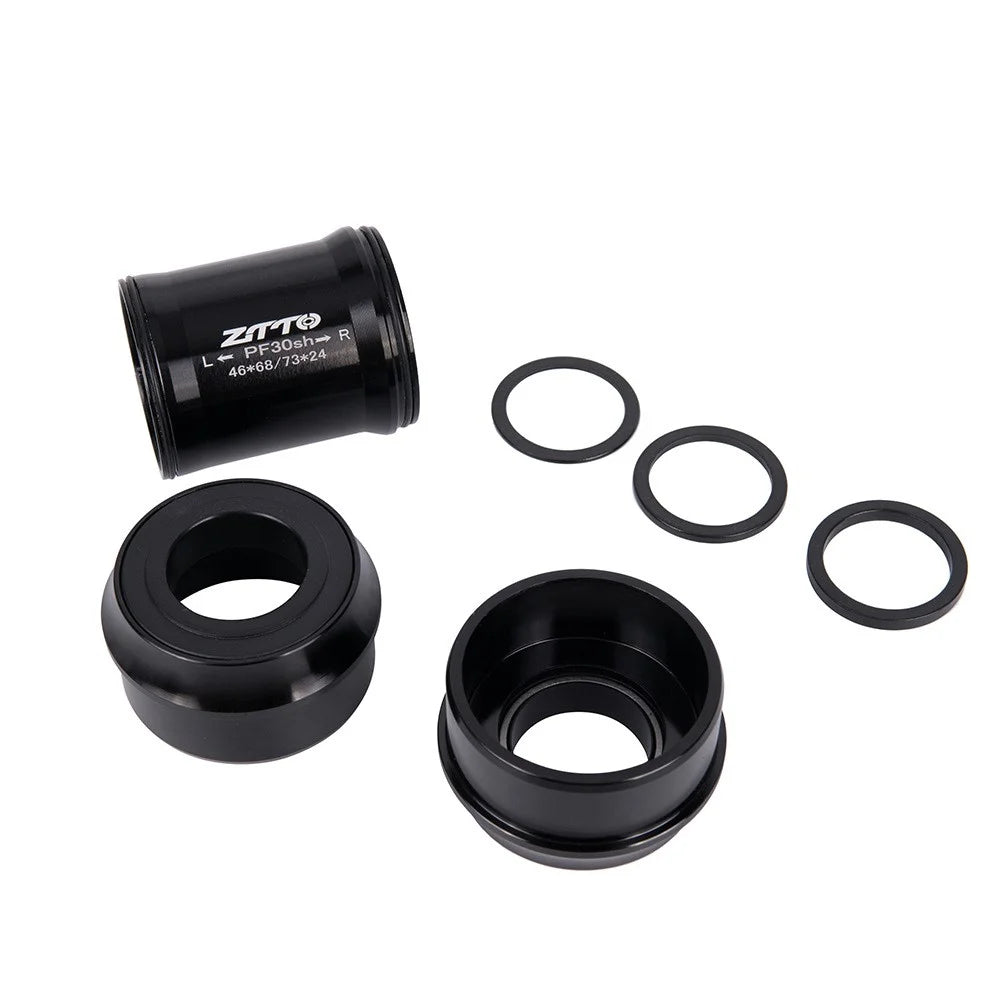 ZTTO PF30SH MTB Road Bike Press Fit Crankset Bottom Bracket (Outer Diameter: 46mm, Inner Diameter: 24mm) - 4