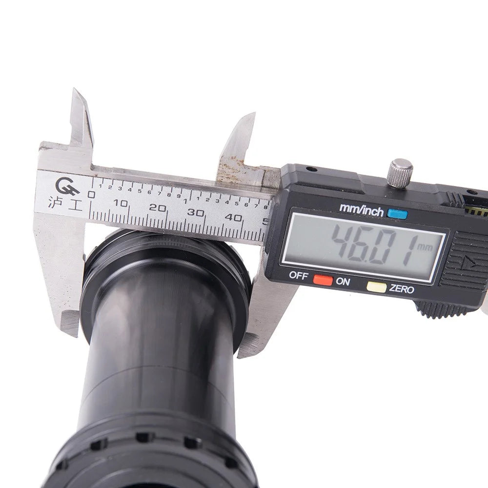 ZTTO BB386 Aluminum Alloy + Ceramic Bicycle Bottom Bracket (Outer Diameter: 46mm, Inner Diameter: 24mm) - Ceramic Black - 6