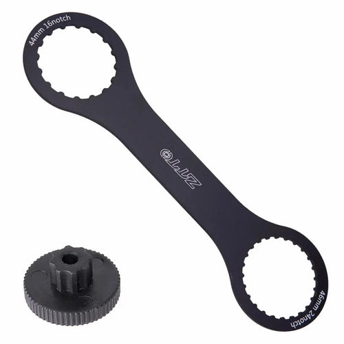 ZTTO A-PTZZBS Bike Bottom Bracket Wrench Aluminum Alloy Crankset Spanner Bike Maintenance Wrench - Black / Double-headed - 1