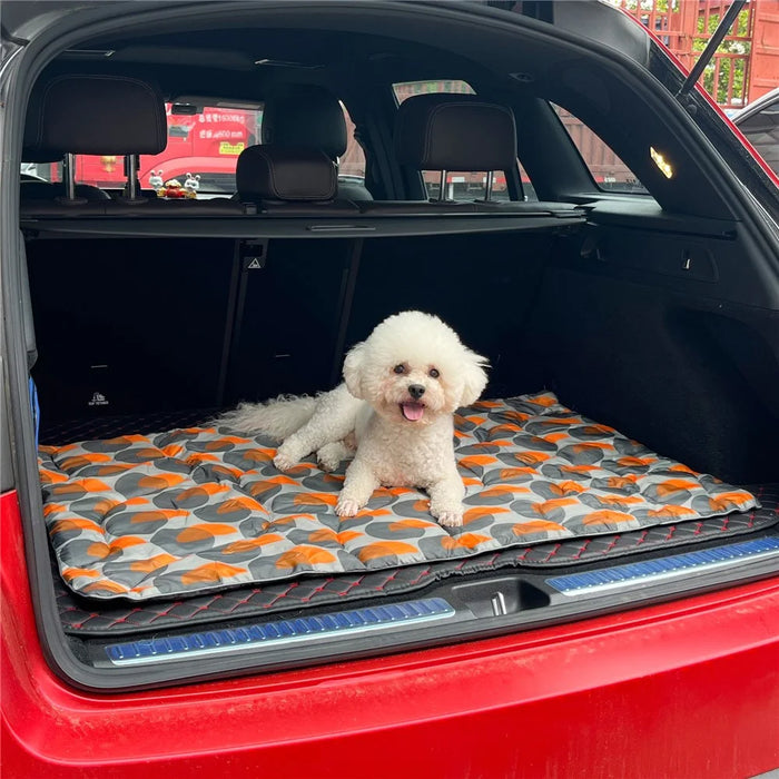110x68cm Outdoor Waterproof Pet Mat Rollable Travel Sleeping Pad for Dog, Size L - 5