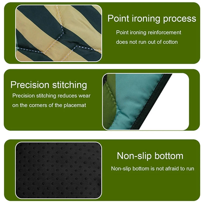 MYDAYS OUTDOOR Polyester Pongee Picnic Mat Folding Camping Blanket 193.5x156.5CM - 7