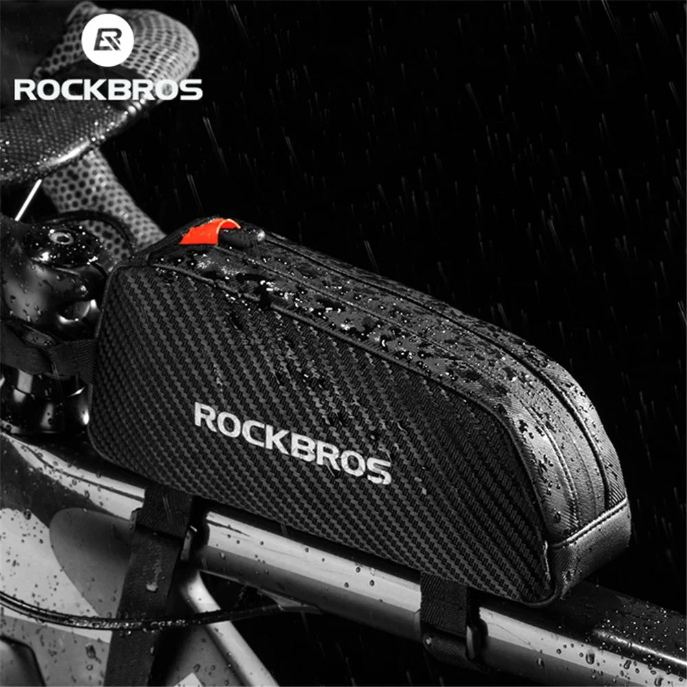 ROCKBROS Bicycle Front Bags Reflective Frame Cycling Tube Large Capacity Bag Fietstassan Ultralight Bicycle Bags Cycling Pannier - 4