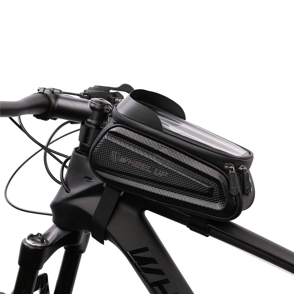 WHEEL UP 050 Reflective Safe Cycling Bag Waterproof Saddle Bag Touch Screen 7.0" Phone Case - 1